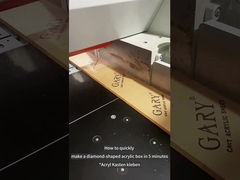 Comment faire rapidement une boîte acrylique en forme de diamant en 5 minutes