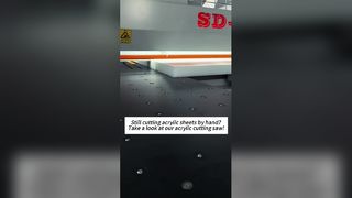 Comment rendre la découpe de l'acrylique plus efficace et précise ?#acrylique #découpe #machine #usine