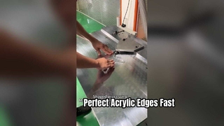 Star-shaped acrylic, smoothly trimmed and polished!