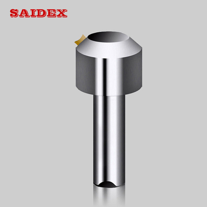 Fourniture d'usine de haute qualité, machine de découpe acrylique, outil de fraisage spécial CNC à chanfreiner en diamant monocristallin pour acrylique/PS