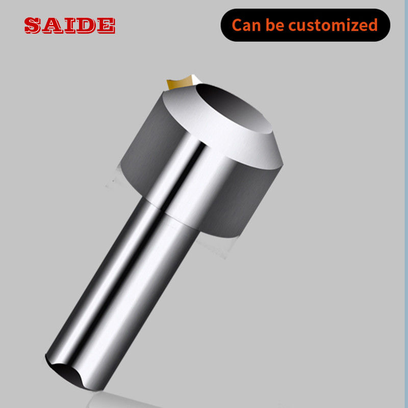 Fourniture d'usine de haute qualité, machine de découpe acrylique, outil de fraisage spécial CNC à chanfreiner en diamant monocristallin pour acrylique/PS