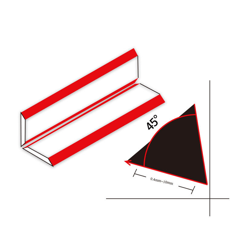 Machine de polissage acrylique à coupe de couteau à carburéacrylique