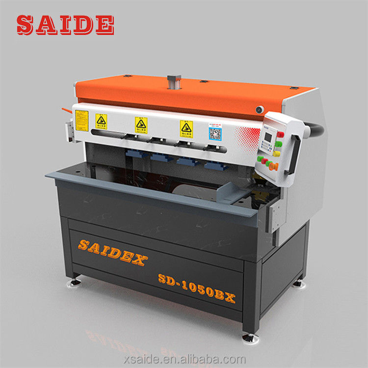 Machine de polissage de petite taille de 1000 mm de long réglable de 0 à 60 degrés Polisseur de bord de diamant acrylique