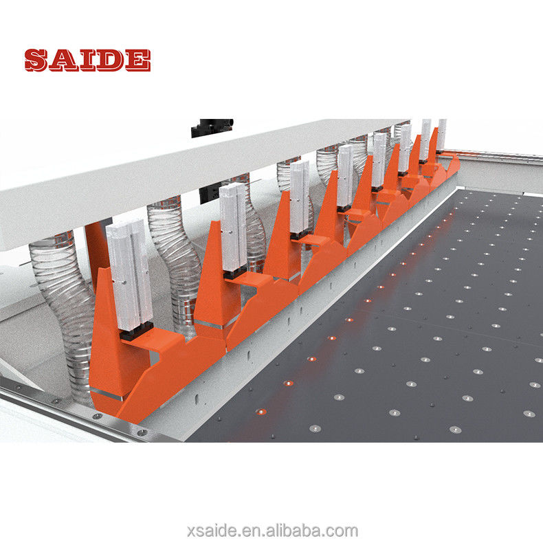 Scies à découper transversales CNC automatiques GX-2600 pour panneaux moyens-épais, scies de découpe électroniques pour acrylique et panneaux de guidage de la lumière