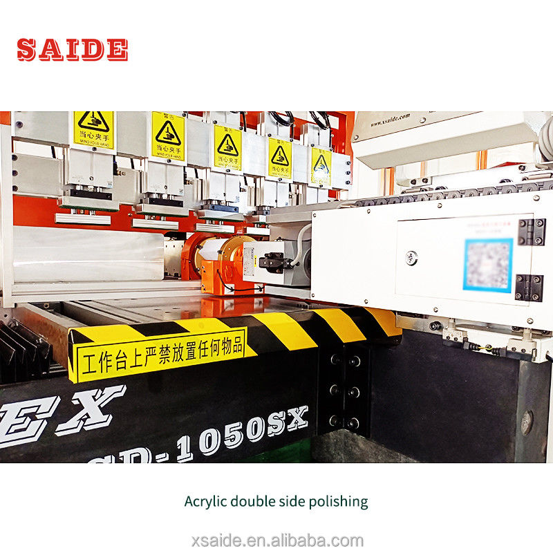 1000mm petite taille acrylique double bordure latérale machine de polissage fabriquée en Chine SAIDE polisseur de diamants pour PMMA / PS / plaque de guidage de lumière