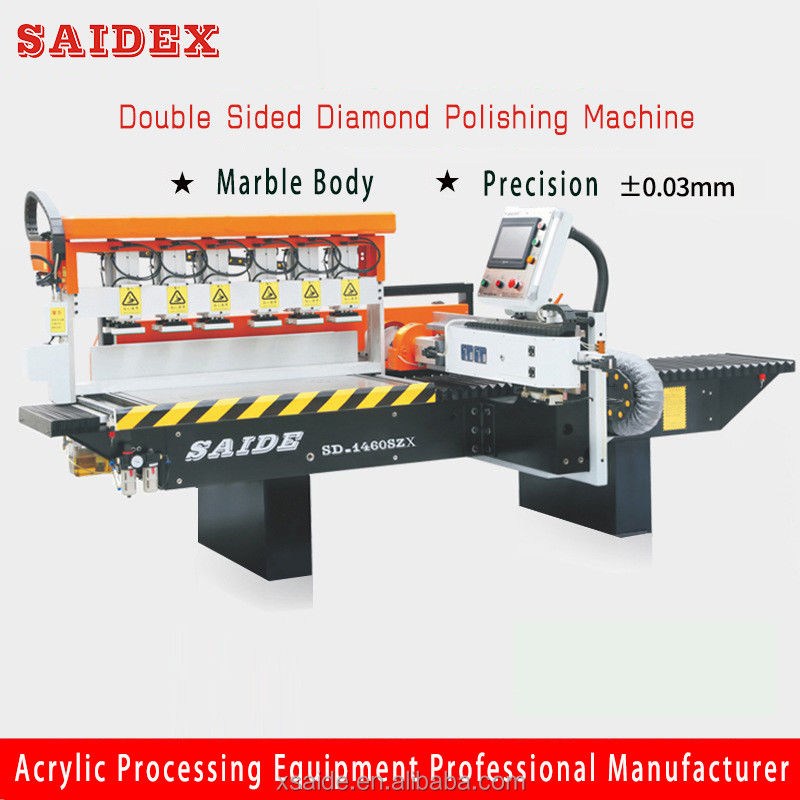 SAIDE Chine de haute qualité 1 mètre 3 double face machine automatique de découpe et de polissage de diamants machine de polissage acrylique de diamants