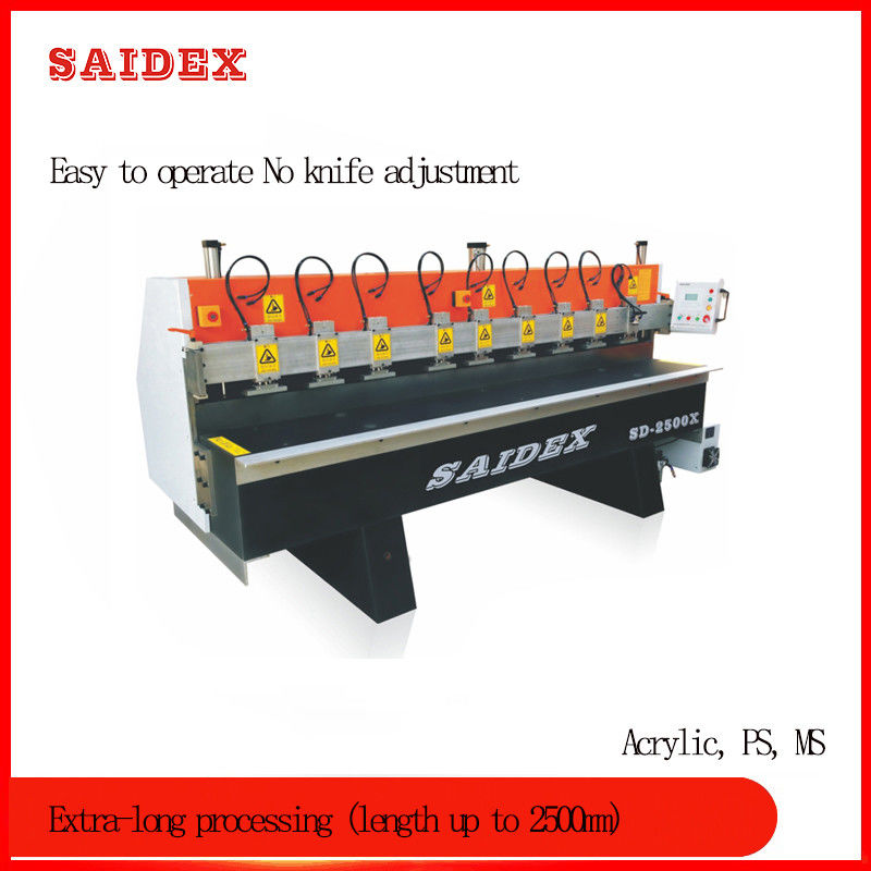Fabrique personnalisée Sd-2500X machine de polissage de bordure de diamant acrylique horizontale PMMA/PS