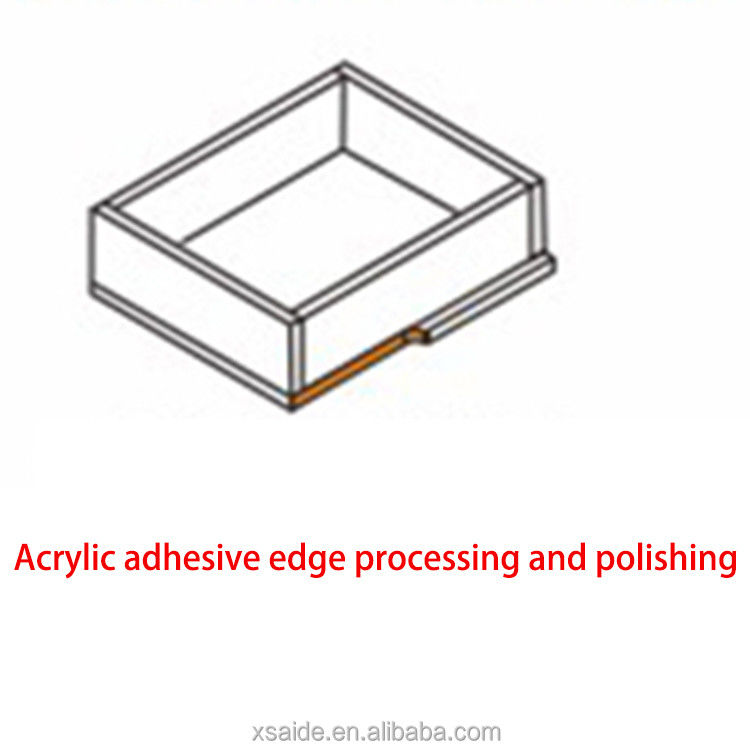 SD-XB1065 Machine à biseauter l'acrylique - Mise en avant : Machine à chanfreiner l'acrylique à 45-60 degrés pour feuilles de plastique PC, PS, PP