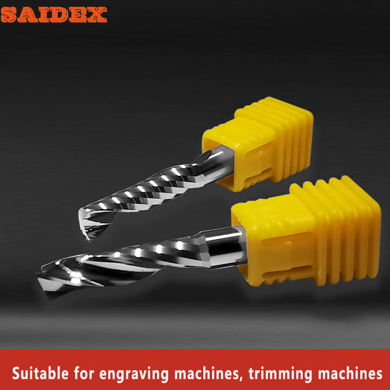 Outils de coupe de fraisage CNC pratiques pour l'industrie, outil de chanfreinage CNC acrylique pour l'acrylique, coupe à grande vitesse