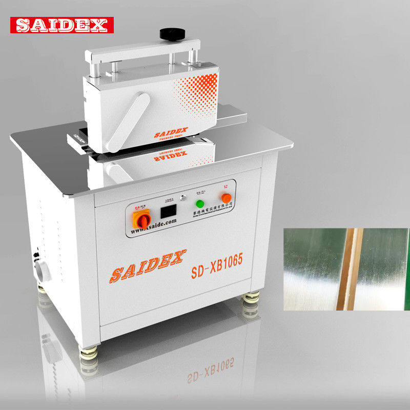 220V 50HZ/60HZ Acrylique R3 / R4 / R5 Machine de polissage et de découpage de coin arrondi Couteaux interchangeables 45 degrés Machine de déchiquetage de bords à béton