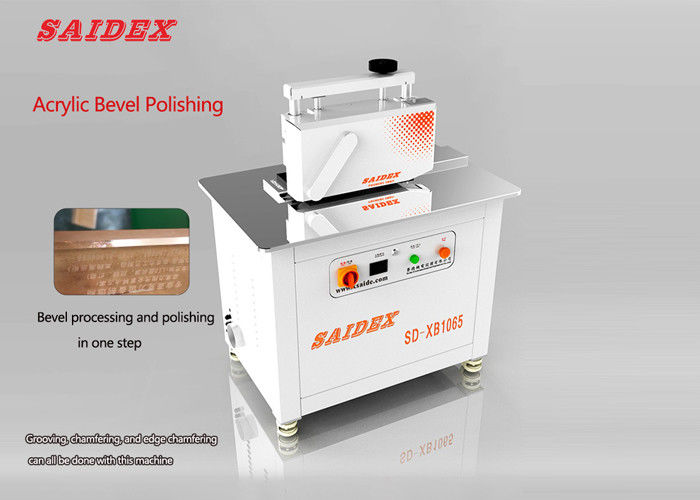 Polisseur de bords acrylique Miter 45 degrés Bifle Mode de traitement automatique de l'alimentation Voltage 220v