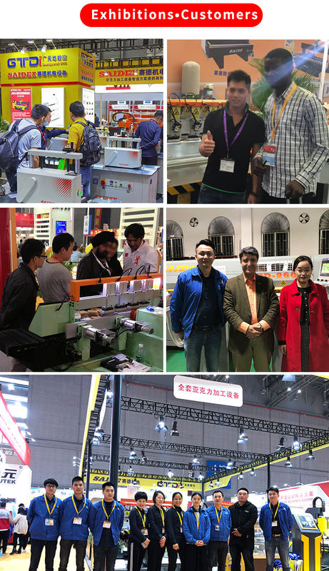 Chine usine vente à chaud machine de polissage acrylique et mitre 45 degrés angle bisel