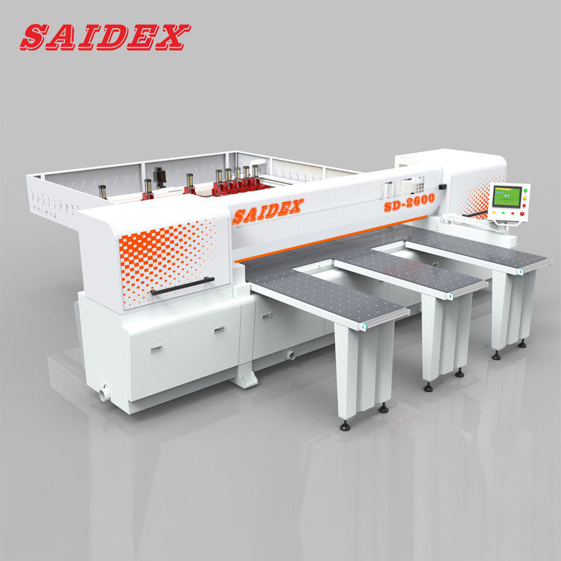 Scie à poutre intelligente pour ordinateur de contrôle PLC pour épaisseur 120mm Acrylique Pom Pp Etc. Tôle plastique Table flottante à billes de 950mm