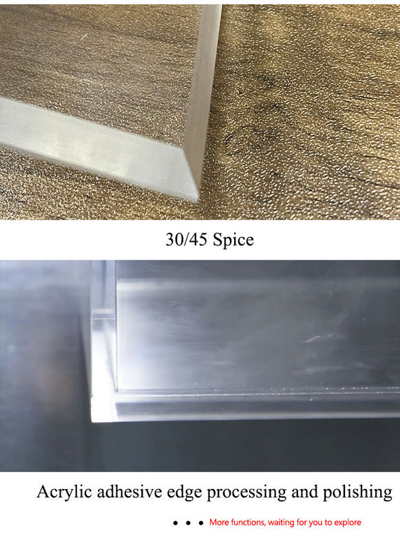 Outils de coupe de fraisage CNC pratiques pour l'industrie, outil de chanfreinage CNC acrylique pour l'acrylique, coupe à grande vitesse