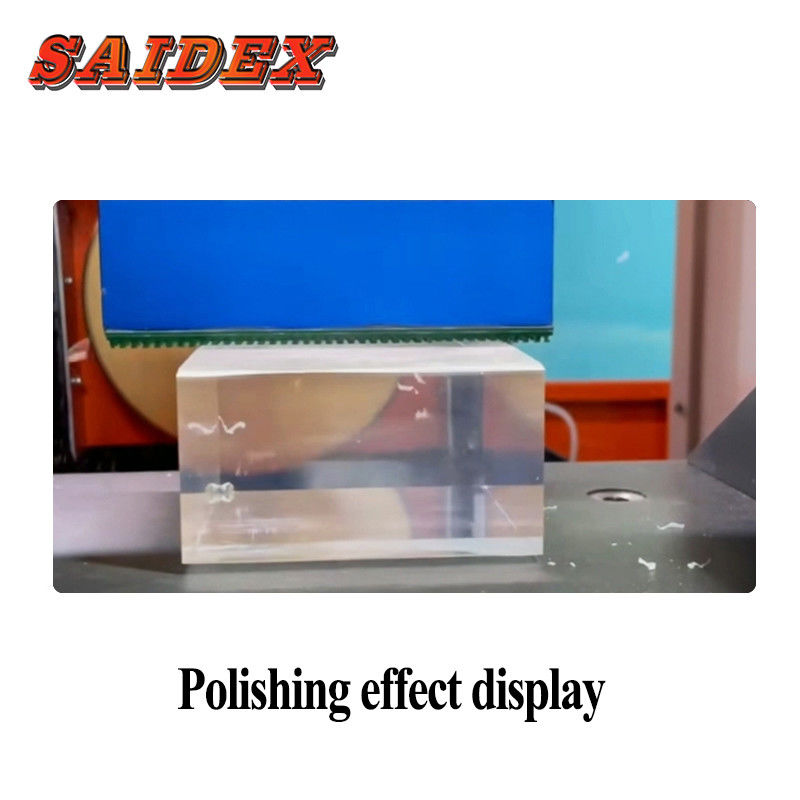 2022 Nouvelle usine de Dongguan fourniture semi-automatique 1000 mm longueur de travail bord brillant machine de polissage de diamant pour acrylique