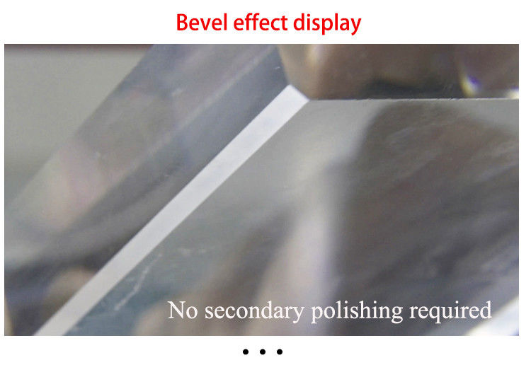 2022 Nouvelle usine de Dongguan fourniture semi-automatique 1000 mm longueur de travail bord brillant machine de polissage de diamant pour acrylique