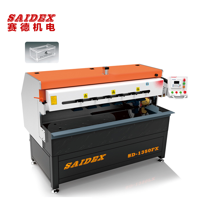 SD-1350FX Machine de polissage acrylique à grande vitesse à entraînement servo Polisseur de bord en diamant pour feuille de plastique PMMA