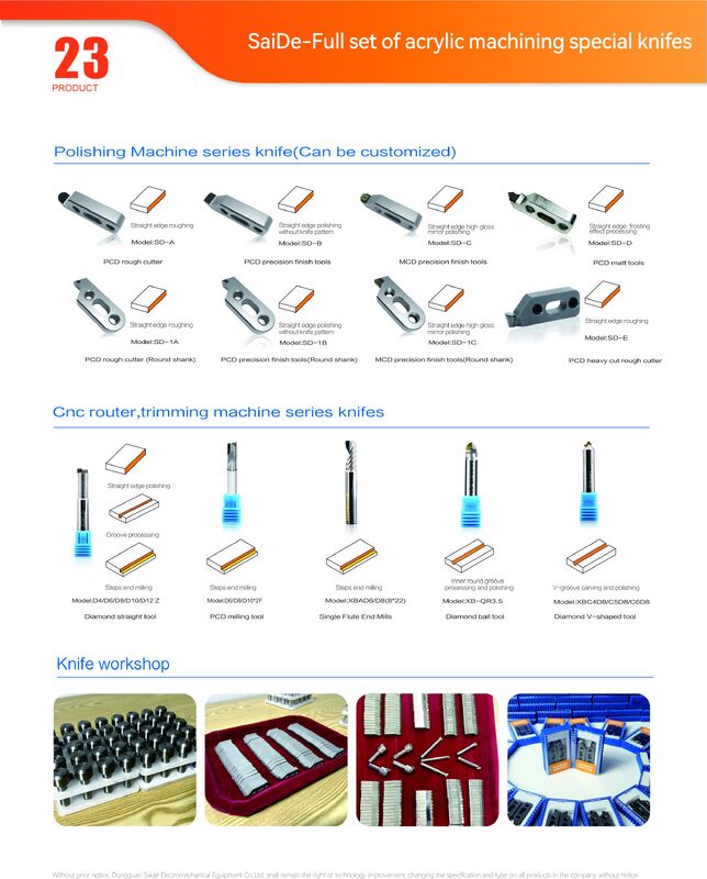 Outils de coupe de fraisage CNC pratiques pour l'industrie, outil de chanfreinage CNC acrylique pour l'acrylique, coupe à grande vitesse