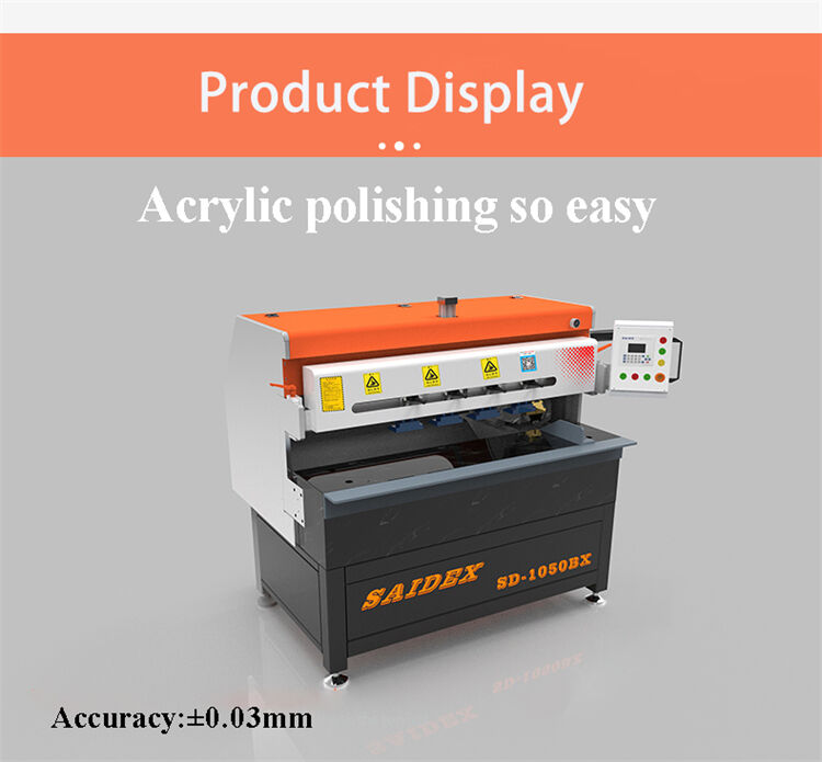 Machine de polissage acrylique 2,5 kW avec angle de coupe de 0 à 60 degrés, pas besoin d'ajuster le couteau