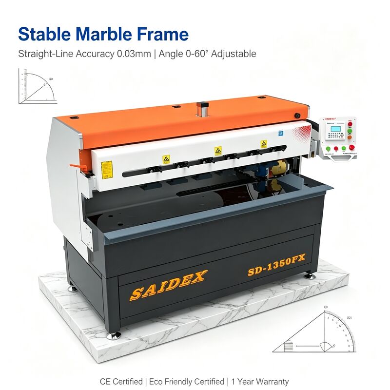 Machine de polissage acrylique PMMA haute vitesse 0-2m/min 3.5kw avec zone de travail de 1350mm