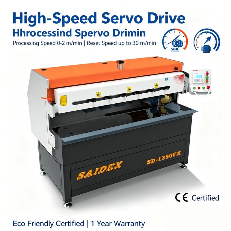Machine de polissage acrylique PMMA haute vitesse 0-2m/min 3.5kw avec zone de travail de 1350mm