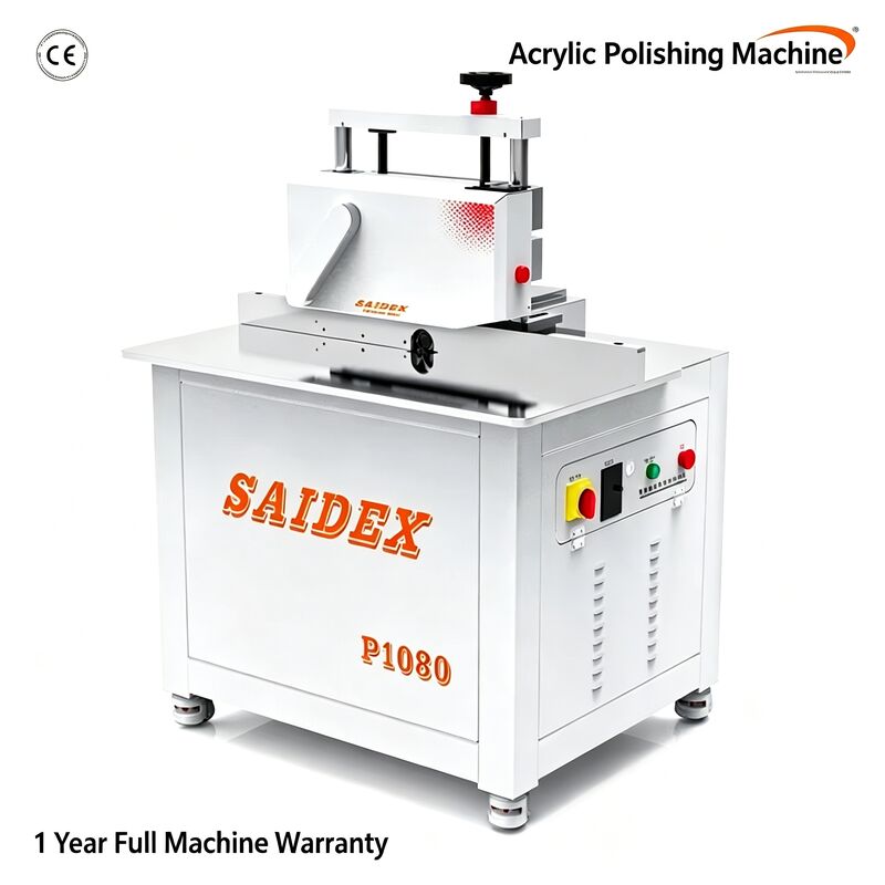 Saide Chine fournisseur d'usine machine à bélier peut couper acrylique R-angle machine de camérisation pour PMMA / PS / MS / PC