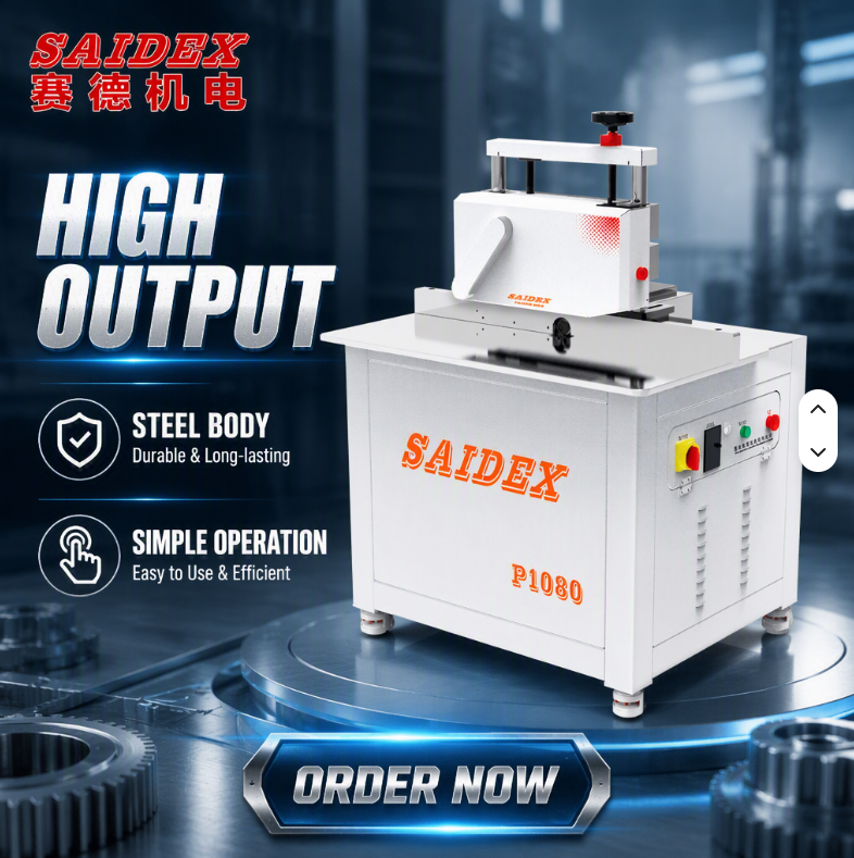 Saide Chine fournisseur d'usine machine à bélier peut couper acrylique R-angle machine de camérisation pour PMMA / PS / MS / PC