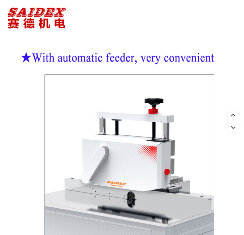 Saide Chine fournisseur d'usine machine à bélier peut couper acrylique R-angle machine de camérisation pour PMMA / PS / MS / PC