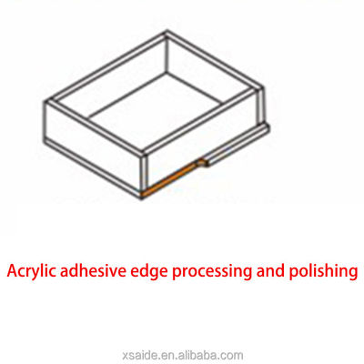 SD-XB1065 Machine à biseauter l'acrylique - Mise en avant : Machine à chanfreiner l'acrylique à 45-60 degrés pour feuilles de plastique PC, PS, PP