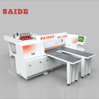 1350mm précision machine de coupe acrylique a vu épaisseur 60mm 11kw