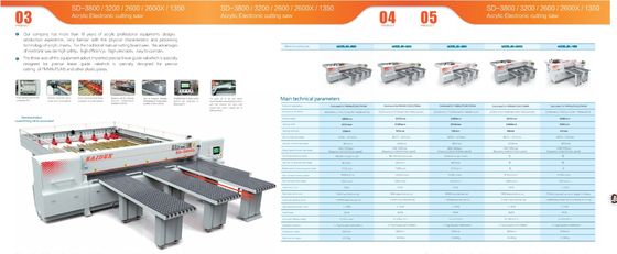 Scie électronique à découper en acrylique SD-3800 avec zone de travail extensible pour une découpe précise du plastique acrylique PMMA PS MS