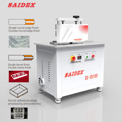 Chine Saide Marque Automatique d'alimentation 2.5kW machine de polissage acrylique pour une finition lisse et précise PMMA polisseur de bord arrondi R3 machine de camérisation acrylique d'angle arrondi