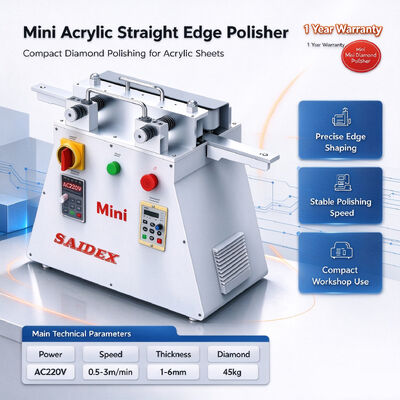 Mini machine à polir l'acrylique ultra compacte : solution parfaite pour les petits espaces